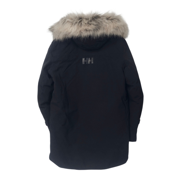 Helly Hansen Size M Down Black Warm Parka - Picture 3 of 17